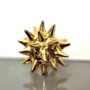 Gold Spike Ceramic Table Ornament